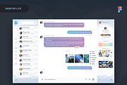 Uny Chat v1.0 - Figma Template, an App Template by emagweb (Thumbnail 14 of 39)
