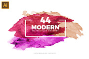 44 Watercolor Brush Mega Collection, a Brushes & More by AndrewPixel (Thumbnail 1 of 5)