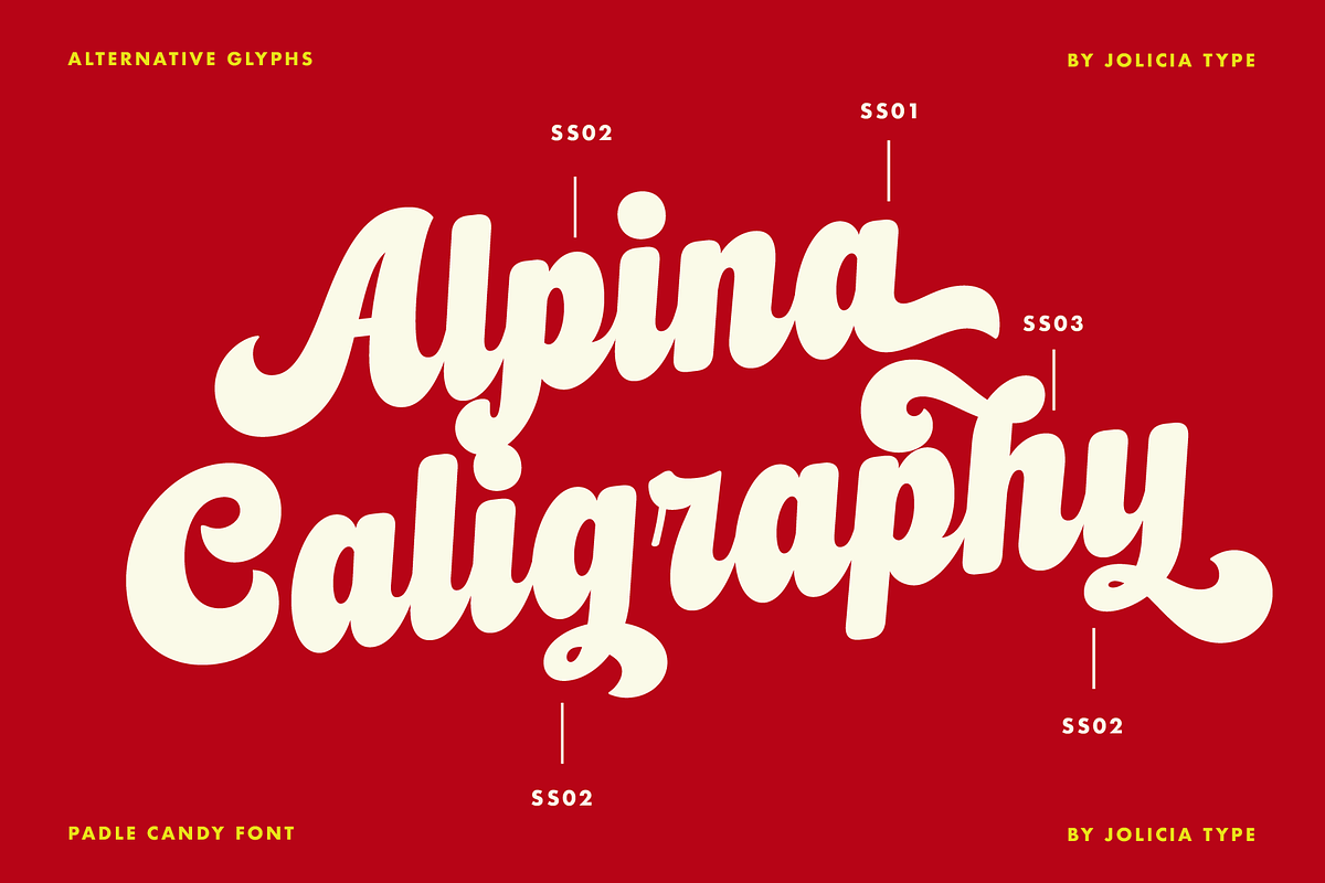 Padle Candy | Chunky Script, a Script Font by Jolicia Type (Photo 8 of 10)