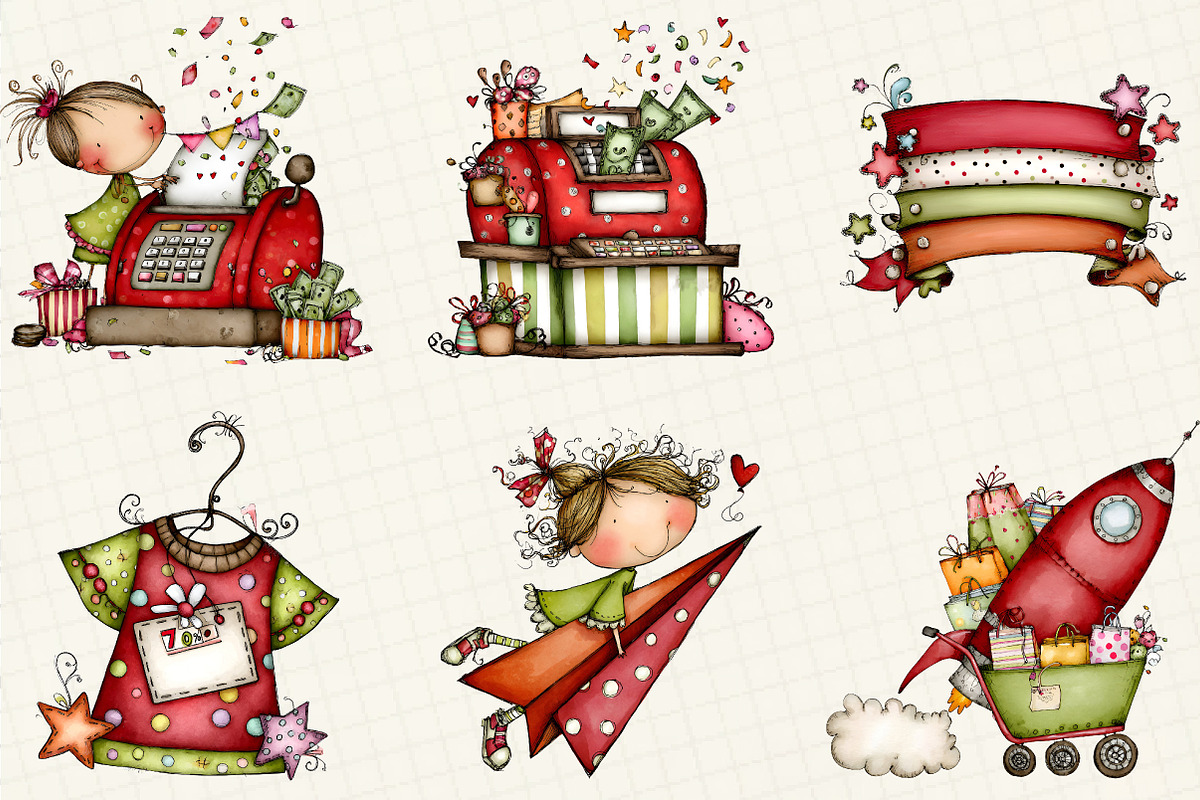 Black Friday Clipart, an Illustration by DreamCafeArt (Photo 6 of 8)