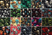 1000+ Halloween Digital Paper Bundle, a Wallpaper Photo by Chipshpow Graphics (Thumbnail 8 of 10)