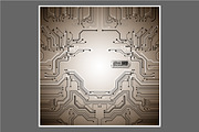 -50% Circuit boards backgrounds set, a Background Graphic by frost_newt (Thumbnail 9 of 11)
