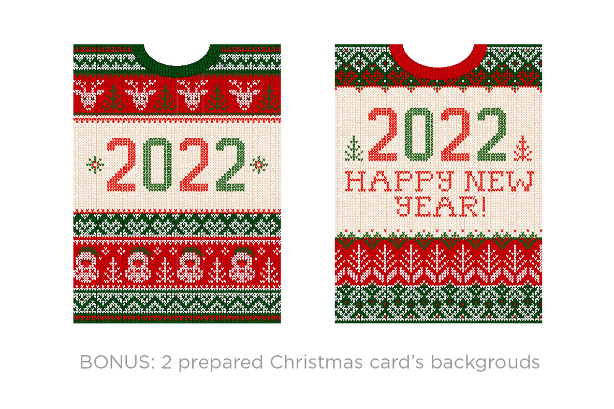 UGLY SWEATER Font and backs, a Font by VasilkovS (Photo 5 of 7)