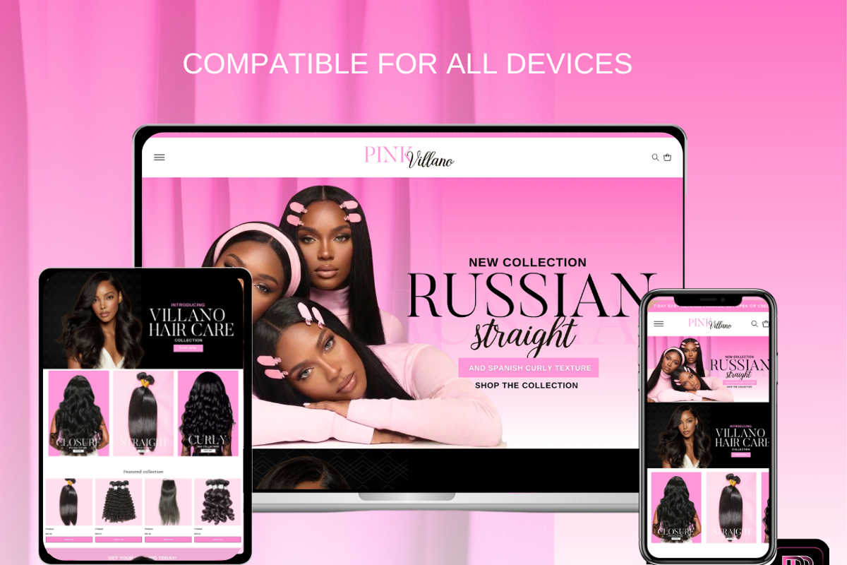 Pink Villano Shopify theme, a Shopify Template by WeBuildBrand (Photo 3 of 5)