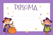 Kids wizard diploma. Little, an Object Illustration by YummyBuum (Thumbnail 3 of 3)