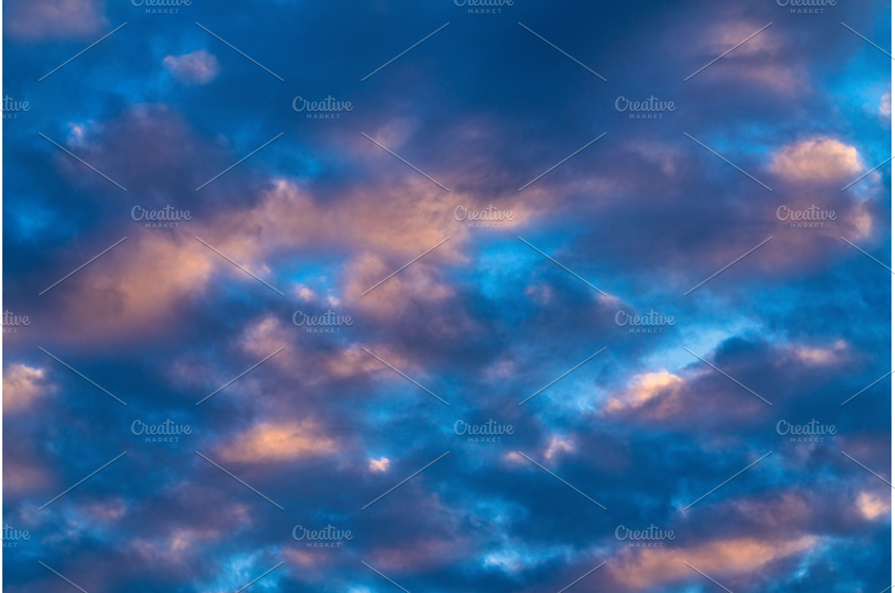Amazing clouds in blue sky, a Nature Photo by Alexander-Piragis