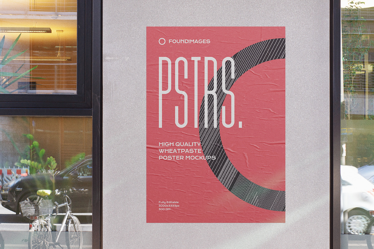 34 poster mockup bundle, an Advertising Mockup by FoundImages (Photo 17 of 34)