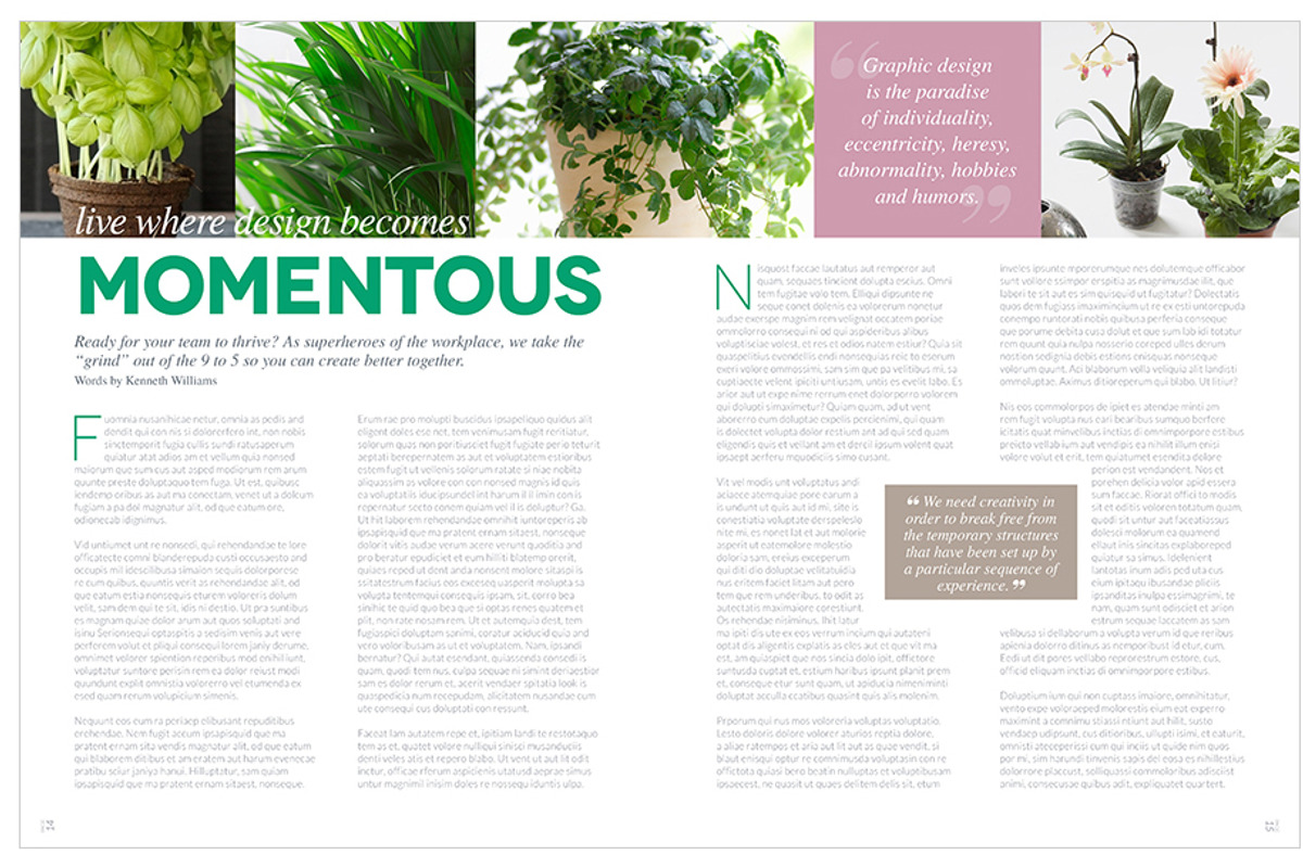 Magazine Template InDesign 16, a Magazine Template by Love Graphic Design (Photo 16 of 20)