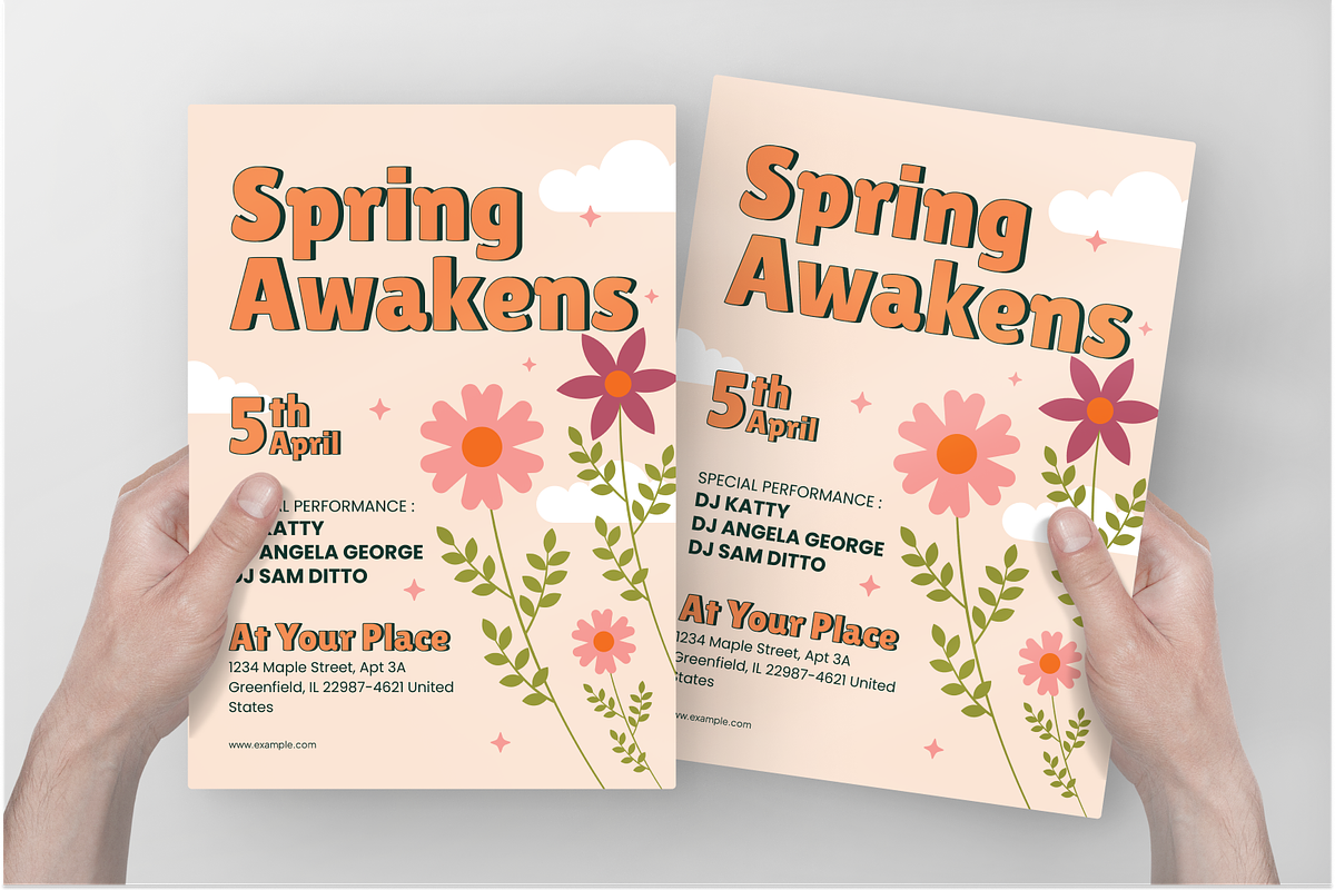 Spring Festival & Celebrations Flyer, a Flyer Template by Annora Studio (Photo 2 of 6)