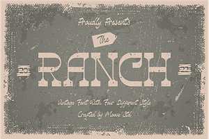 The Ranch Vintage Font Duo