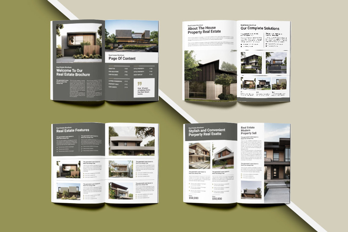 Real Estate Brochure, a Brochure Template by yanindesign (Photo 2 of 5)