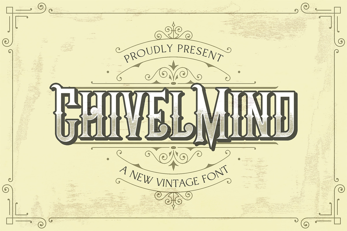 Chivel Mind - Vintage Font