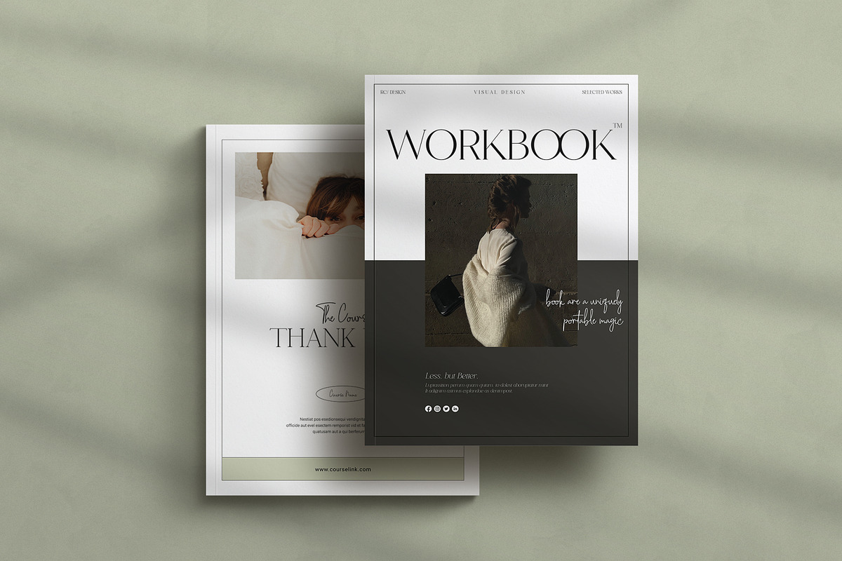 Course Workbook Template CANVA, a Magazine Template by creathrivestudio (Photo 15 of 17)
