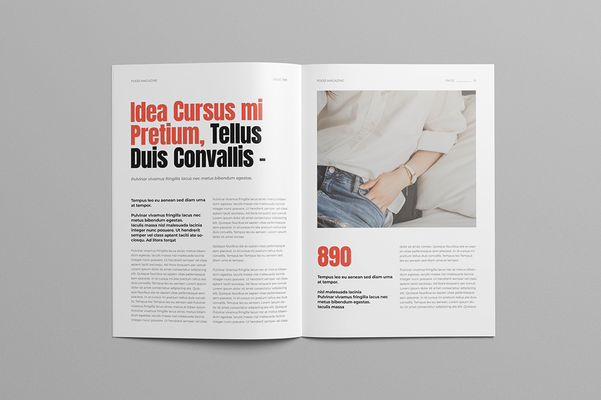 Fashion Magazine Template, a Brochure Template by HiveArts (Photo 4 of 13)