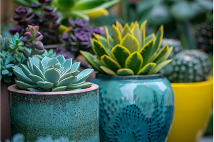 Different succulent plants growing, a Nature Photo by Ylivdesign