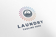 Laundry Clean Service Tech Logo, a Branding & Logo Template by Design_Planet (Thumbnail 2 of 4)