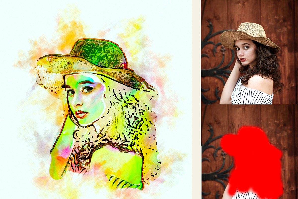 Advance Watercolor Effect, an Action Add-On by MRI STUDIO (Photo 9 of 16)