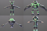 Cyber Tech 3D Character Pack, a Characters & Person 3D Model by Dudukbersama (Thumbnail 1 of 9)