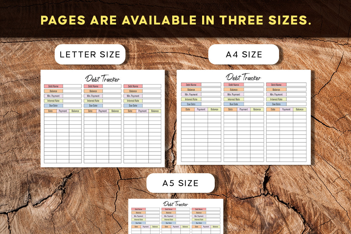 Editable Debt Snowball, a Print Template by Graphicsnext (Photo 2 of 5)