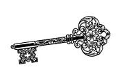 Ornamental Vintage Key SVG Bundle, an Illustration by Gaye Art (Thumbnail 28 of 31)