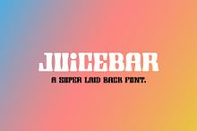 Juicebar Display Font