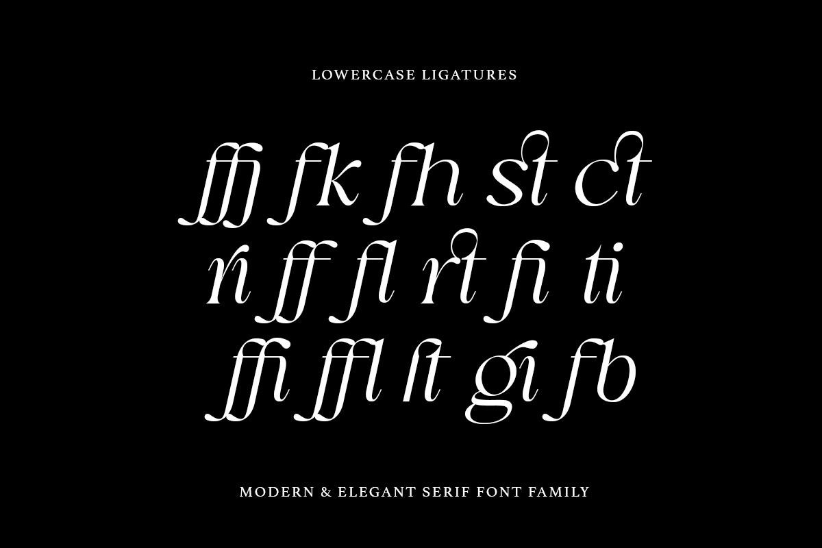 Sakem Elegance Serif Family (20 Font, a Font by Madjack.font (Photo 16 of 20)