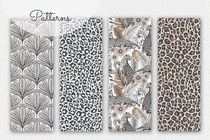 Wild Bohemia Vector Patterns