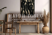 Earth Tones -  Framed Poster Mockup., a Household Mockup by Blank Studio (Thumbnail 1 of 3)