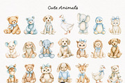 Blue Nursery Boyhood Charm, an Animal Illustration by PaintPixelCo (Thumbnail 2 of 13)