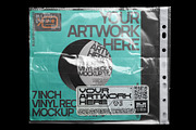 7 Inch Vinyl Record - Mockups Bundle, a Packaging Mockup by BULBFISH (Thumbnail 11 of 16)