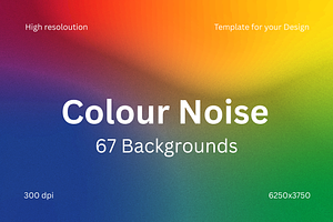 67 Gradient Noise Background Set, a Texture Illustration by hinanazstudio