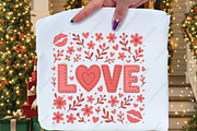 Valentines Love Floral PNG, an Illustration by CraftArtStudio (Thumbnail 2 of 4)