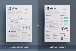 Infographic Resume/Cv Template Vol.5