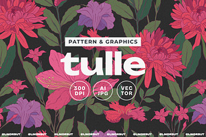 Elegant Botanical Floral Pattern