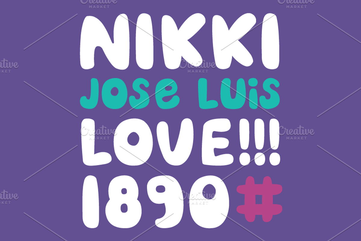 Soda Pop-Font preview 2