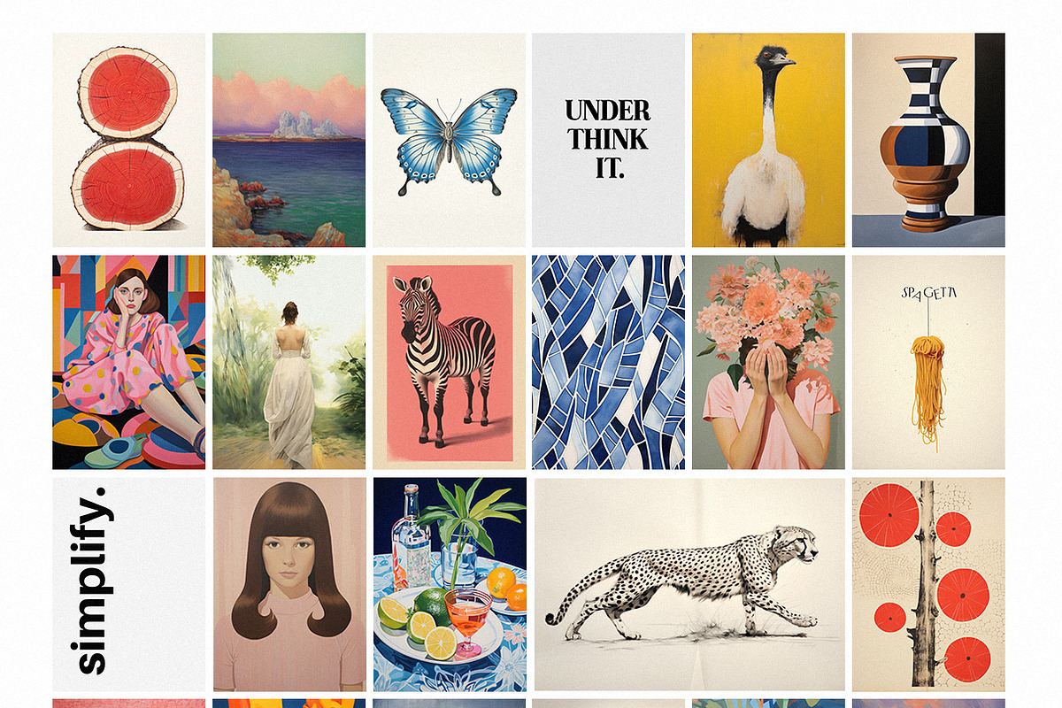 100 Eclectic Prints, a Background Graphic by Purple (Photo 5 of 9)