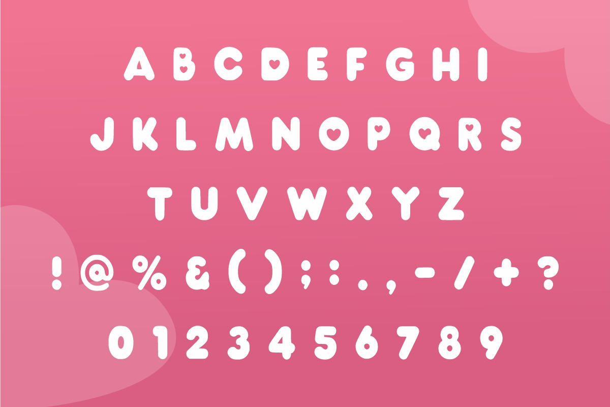 Loved Chunky, a Font by Limited.studio (Photo 5 of 5)