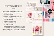 30 Brand Board & Mood Board Template, a Presentation Template by DesignbySamVN (Thumbnail 2 of 6)