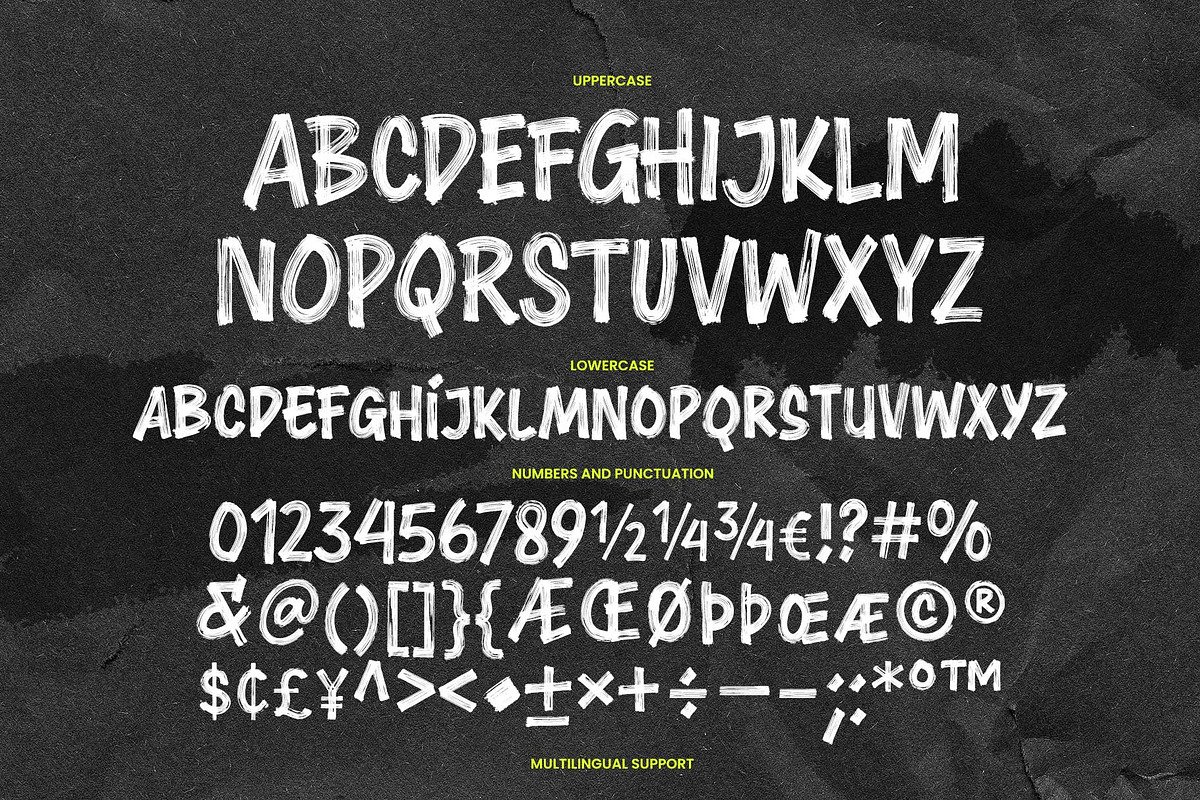 Throwback Glorious - Dry Brush Font, a Font by Arterfak Project (Photo 12 of 13)