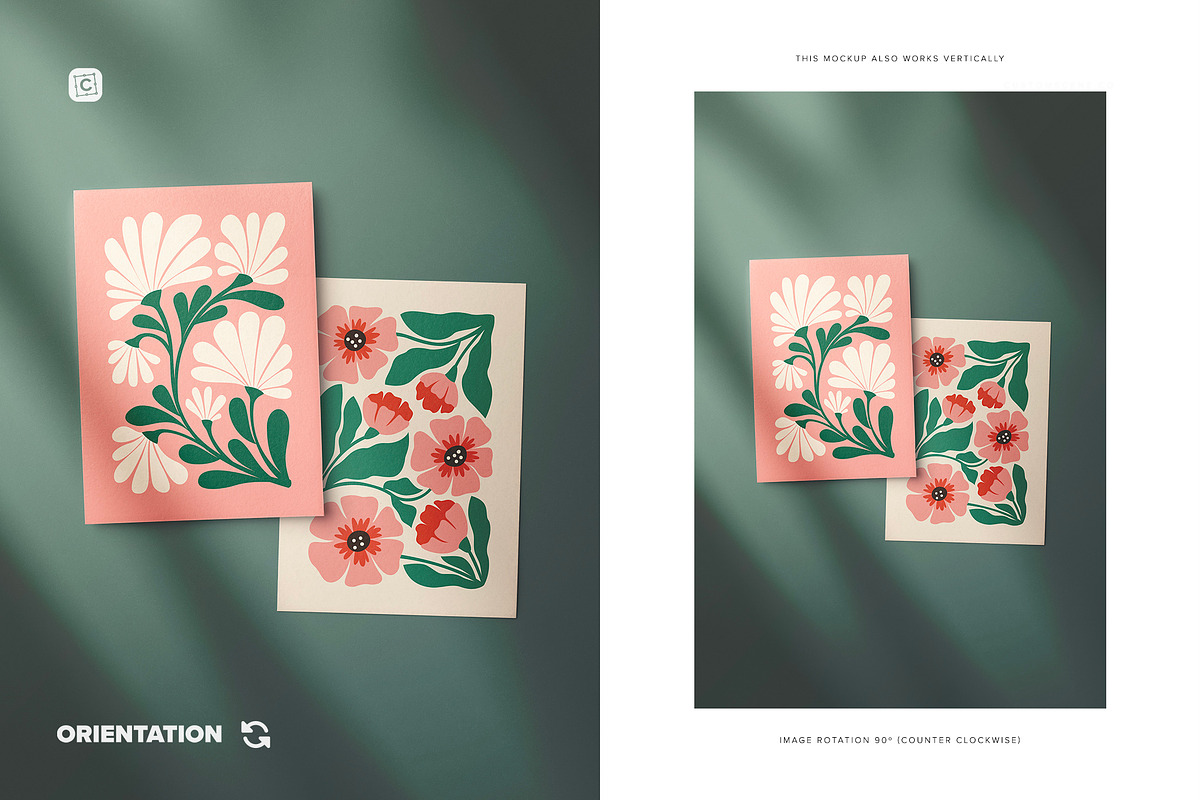 7x5in Paper Card Mockup Set, a Mockup by Custom Scene (Photo 8 of 10)