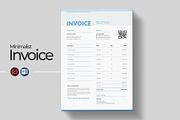 Clean Invoice Template | Word, a Stationery Template by HiveArts (Thumbnail 1 of 2)
