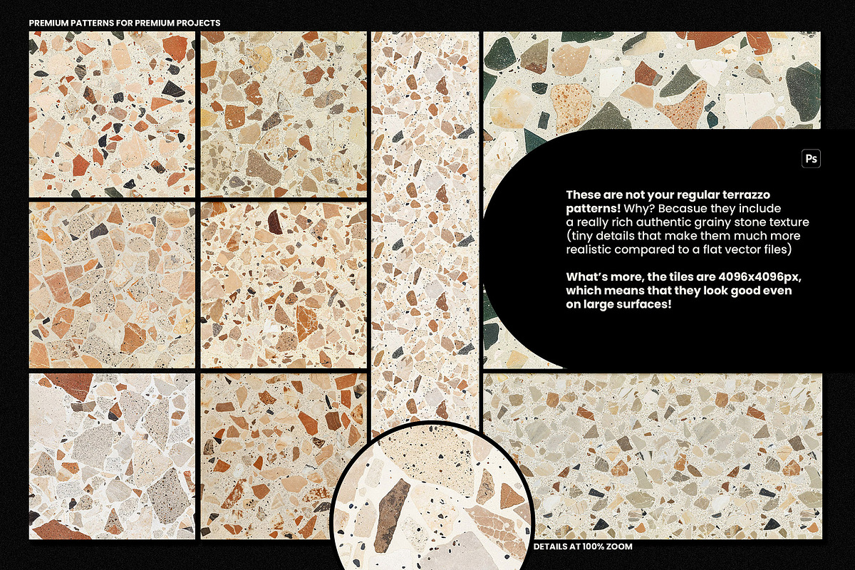 Terrazzo Elegant Seamless Patterns, a Pattern Graphic by AndrewPixel (Photo 2 of 10)