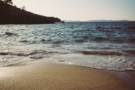 shore beach, a Holiday Photo by ApertureVintage