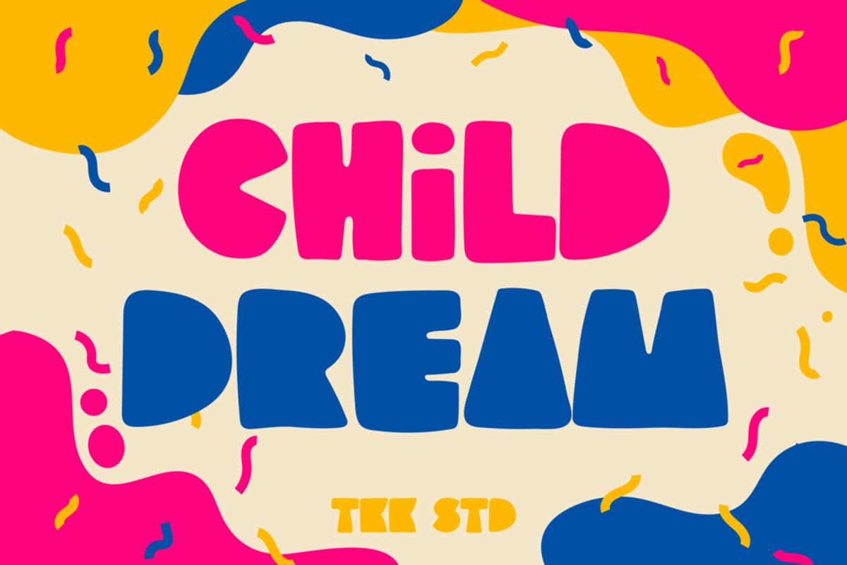 Kids Font Bundle V1 - SALE, a Sans Serif Font by tokokoo (Photo 3 of 25)