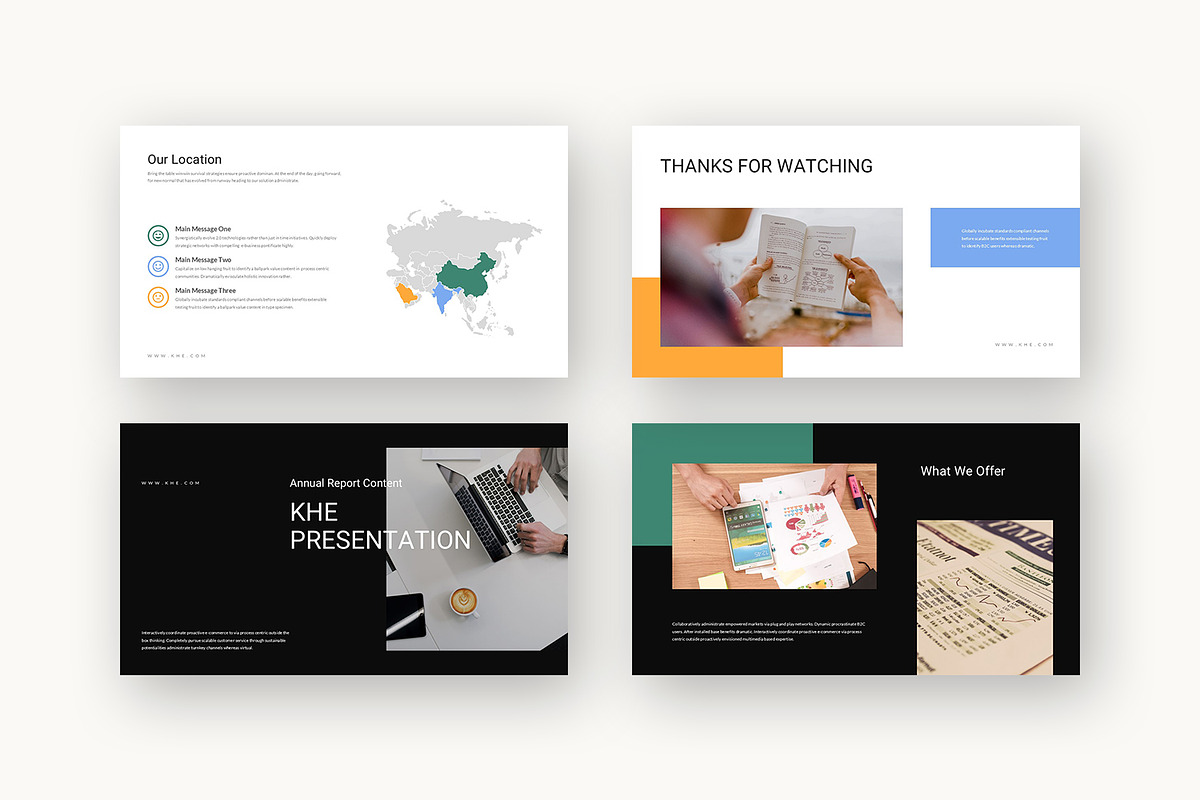 Khe : Annual Report Powerpoint, a Presentation Template by Punkl Camp (Photo 9 of 16)