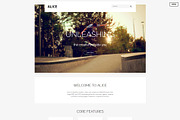 Alice: Classy Website Template, a HTML Template by Devero (Thumbnail 2 of 10)
