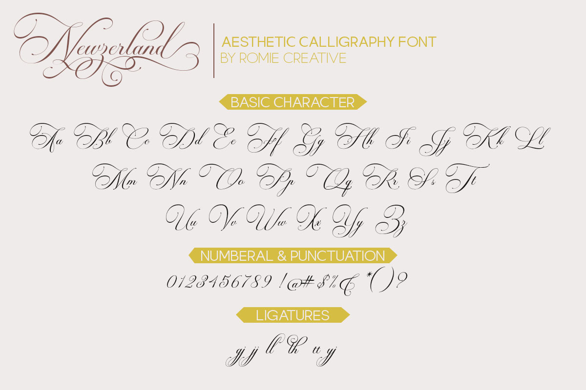 Newzerland Script, a Script Font by Romiecreative (Photo 12 of 12)