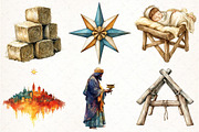 Christmas Nativity Sublimation, an Illustration by Pixels.Craft (Thumbnail 2 of 6)