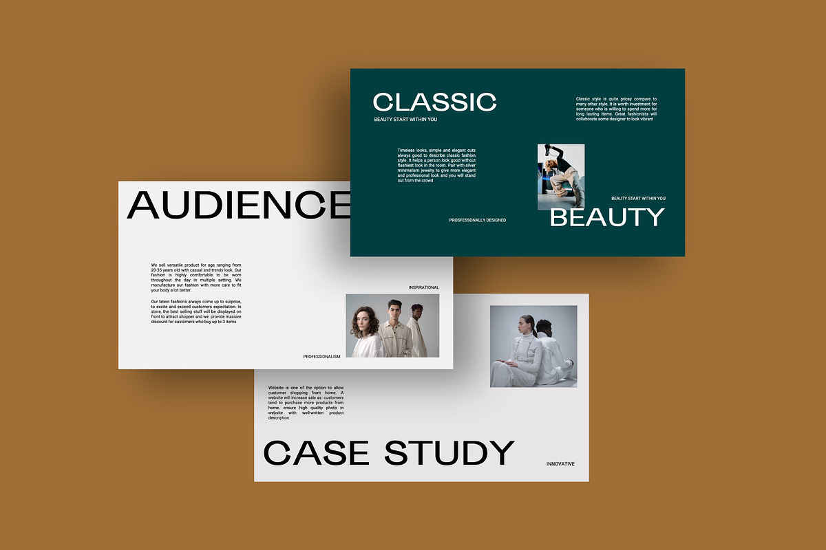 Fashion Minimalist Powerpoint, a Presentation Template by Rocket Template (Photo 7 of 10)