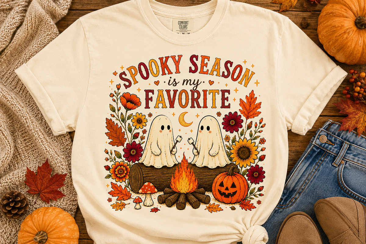 Retro Flowers Halloween Png Bundle, an Object Graphic by Daisy Design (Photo 2 of 21)
